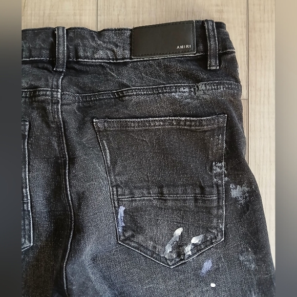 NWOT AMIRI Rare Paint Splatter Distressed Men's Size 32 - Picture 4 of 6